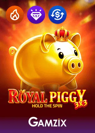 3x3 Royal Piggy slot by Gamzix